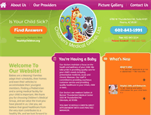 Tablet Screenshot of childrensmg.com